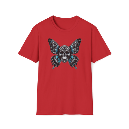 Prémiové Bavlněné Unisex Triko "Butterfly Skull"