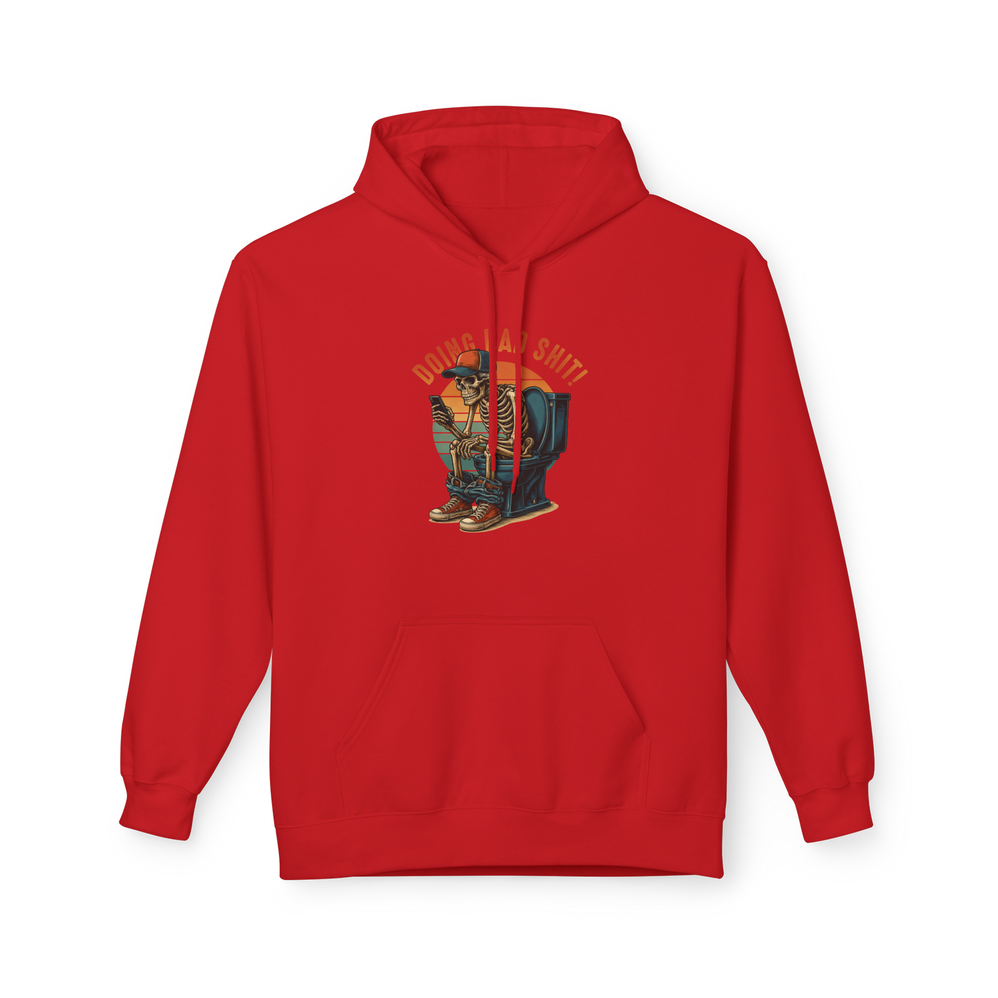 Bavlněná Unisex Mikina "Skeleton Dad Graphic"