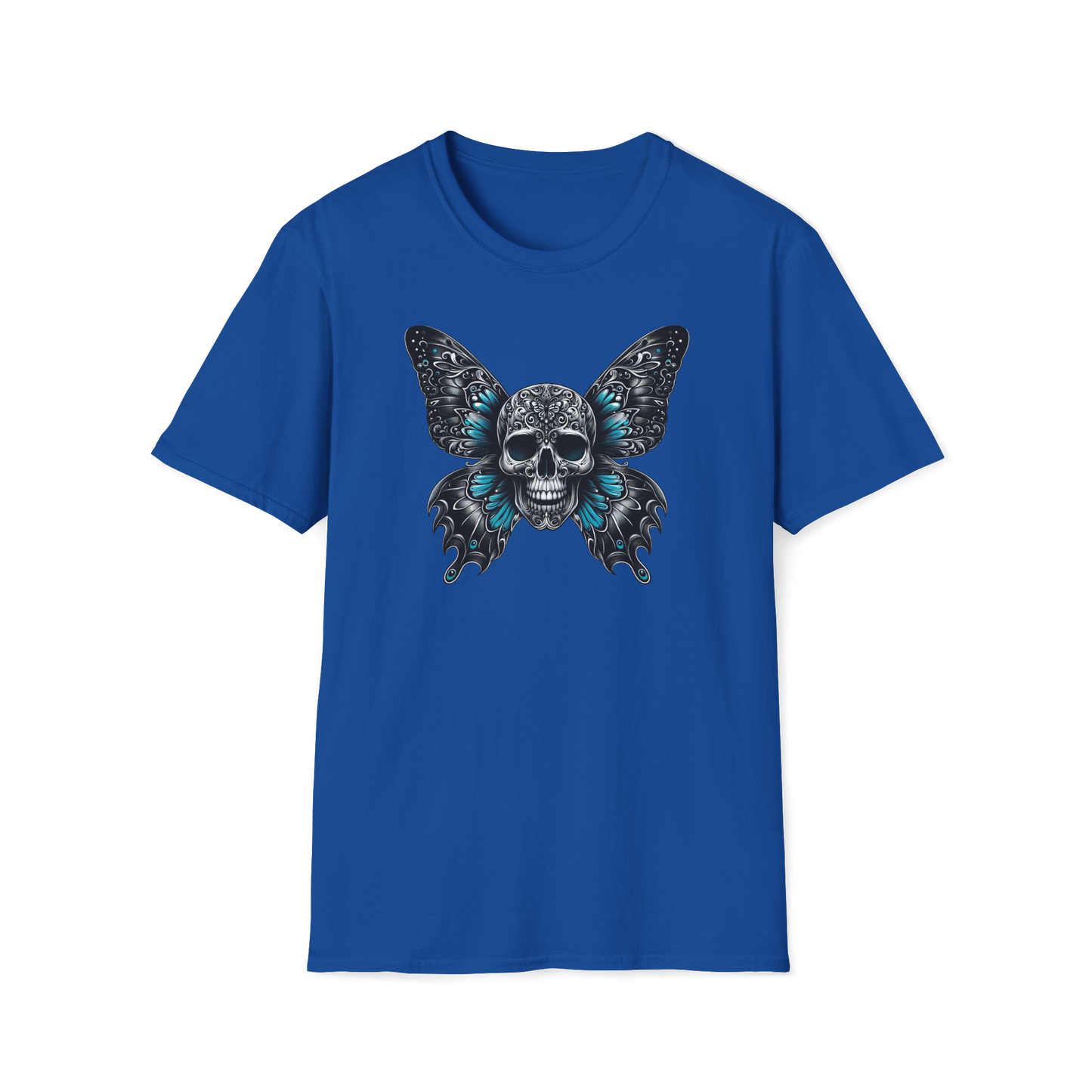 Prémiové Bavlněné Unisex Triko "Butterfly Skull"