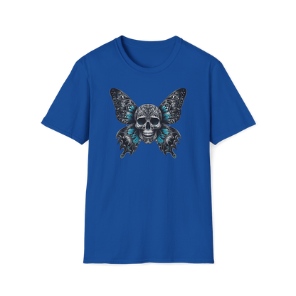 Prémiové Bavlněné Unisex Triko "Butterfly Skull"