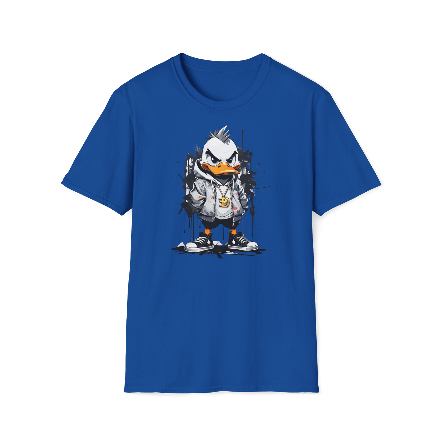 Prémiové Bavlněné Unisex Triko "Edgy Duck"