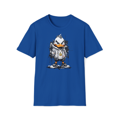 Prémiové Bavlněné Unisex Triko "Edgy Duck"