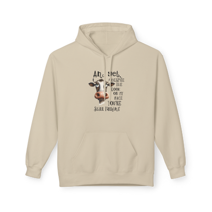 Bavlněná Unisex Mikina "Sarcasm Cow"