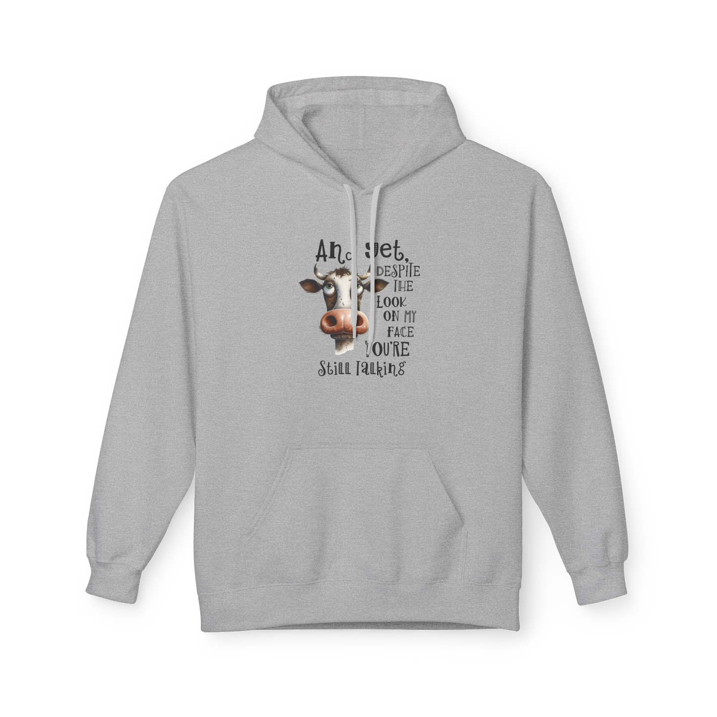 Bavlněná Unisex Mikina "Sarcasm Cow"