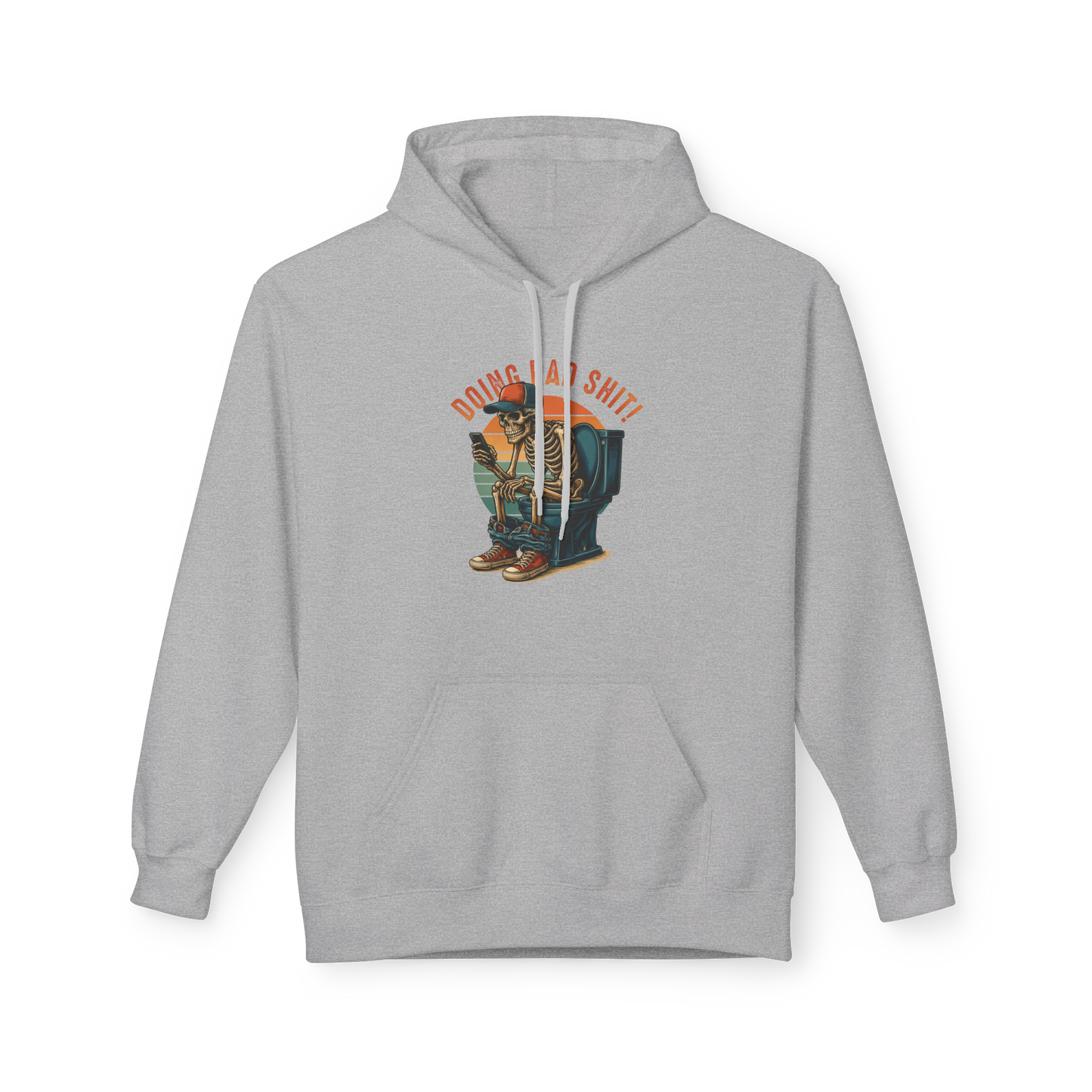 Bavlněná Unisex Mikina "Skeleton Dad Graphic"