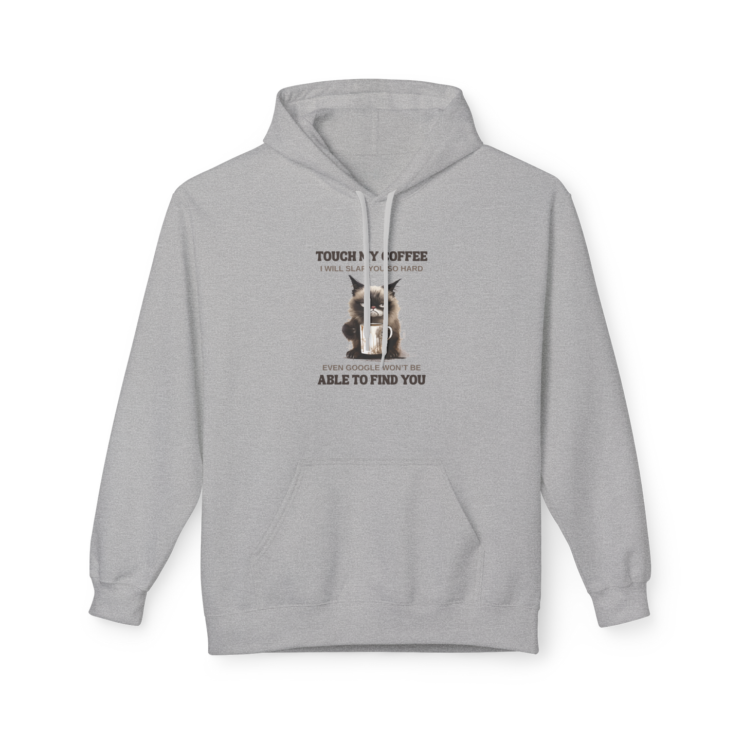 Bavlněná Unisex Mikina "Coffee Rescue Cat"