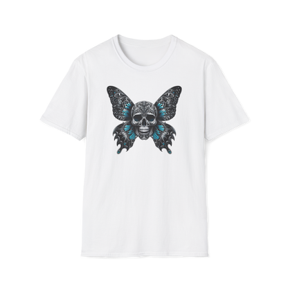 Prémiové Bavlněné Unisex Triko "Butterfly Skull"