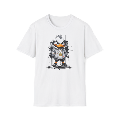 Prémiové Bavlněné Unisex Triko "Edgy Duck"