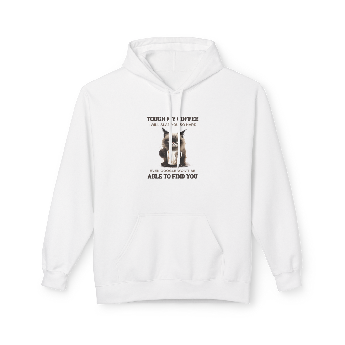 Bavlněná Unisex Mikina "Coffee Rescue Cat"