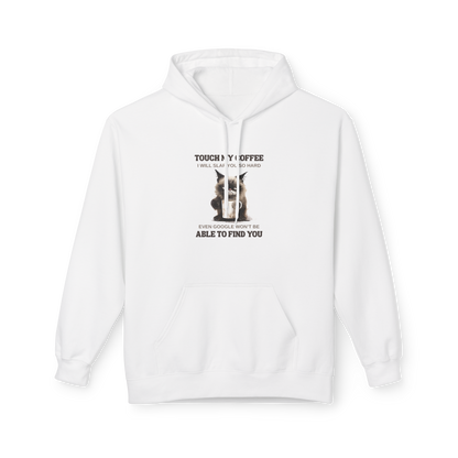 Bavlněná Unisex Mikina "Coffee Rescue Cat"