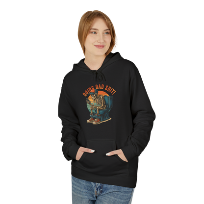 Bavlněná Unisex Mikina "Skeleton Dad Graphic"