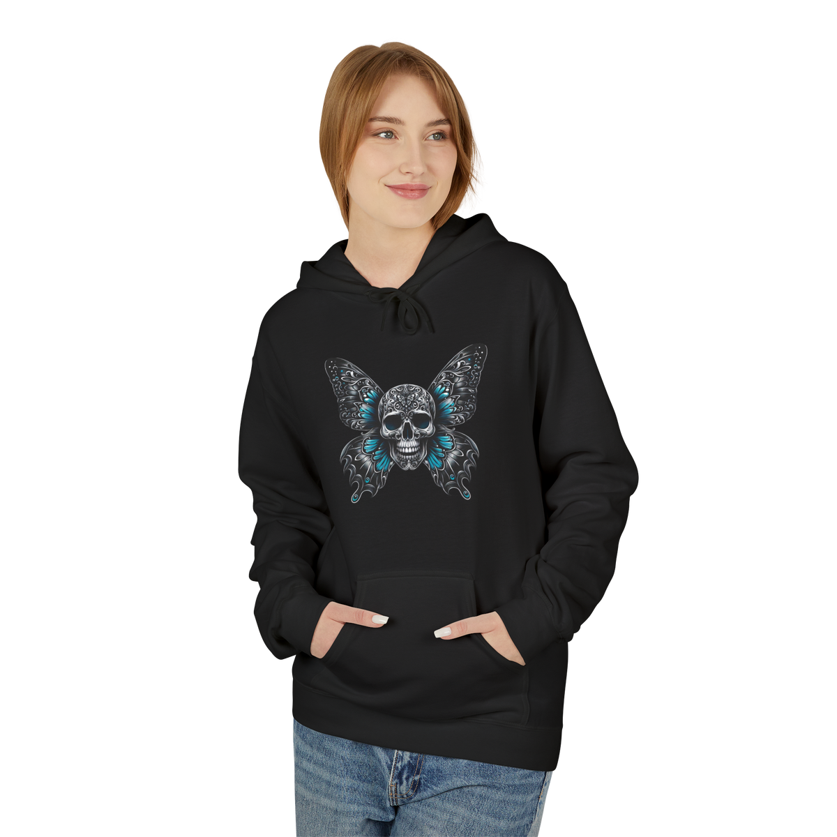 Bavlněná Unisex Mikina "Butterfly Graphic"