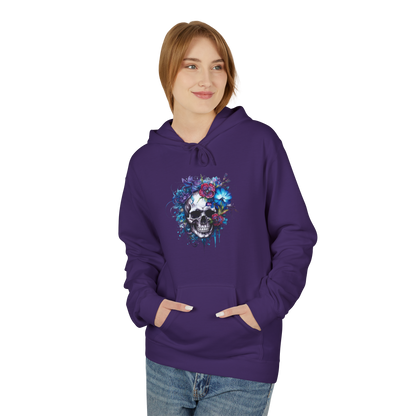 Bavlněná Unisex Mikina "Floral Skull Graphic"