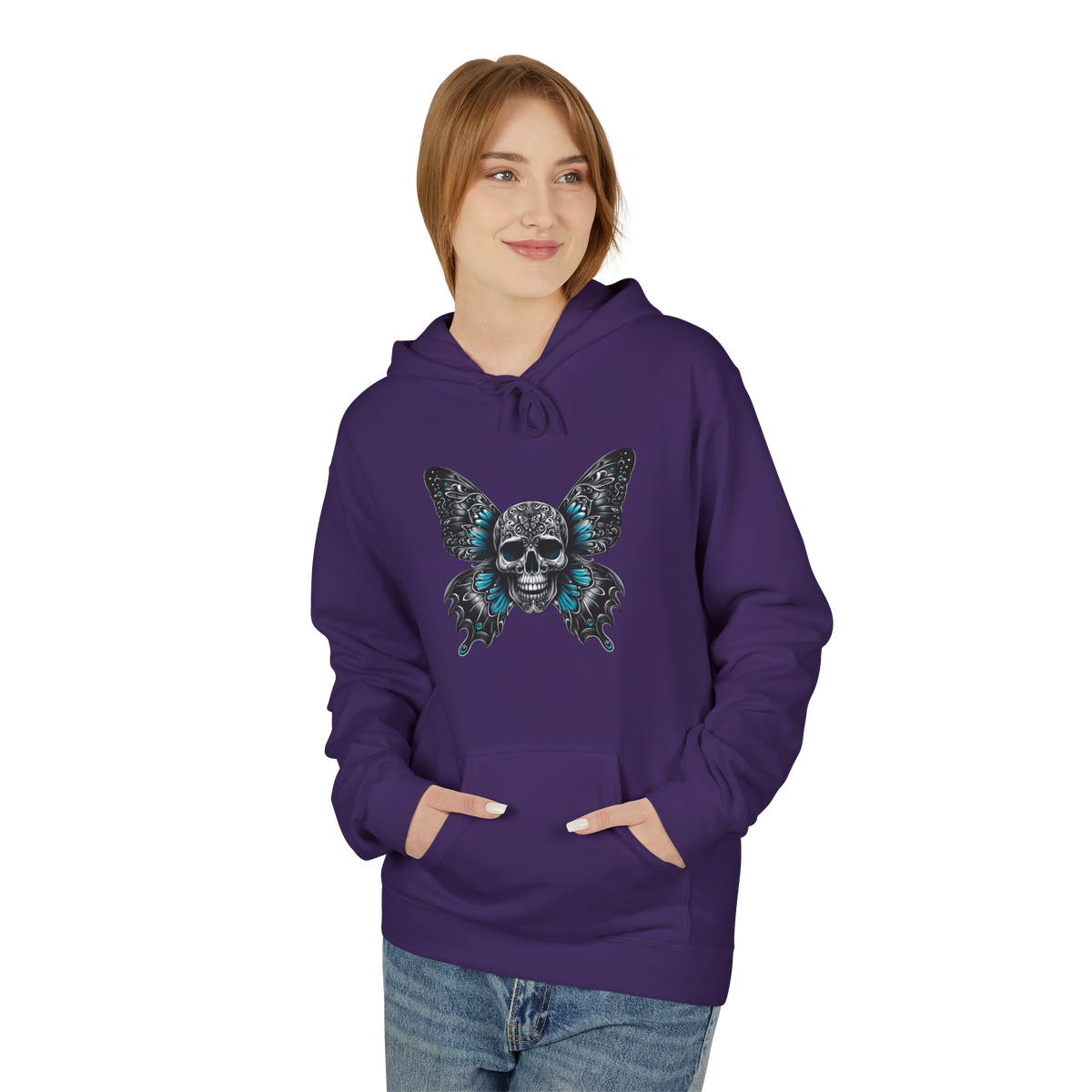 Bavlněná Unisex Mikina "Butterfly Graphic"