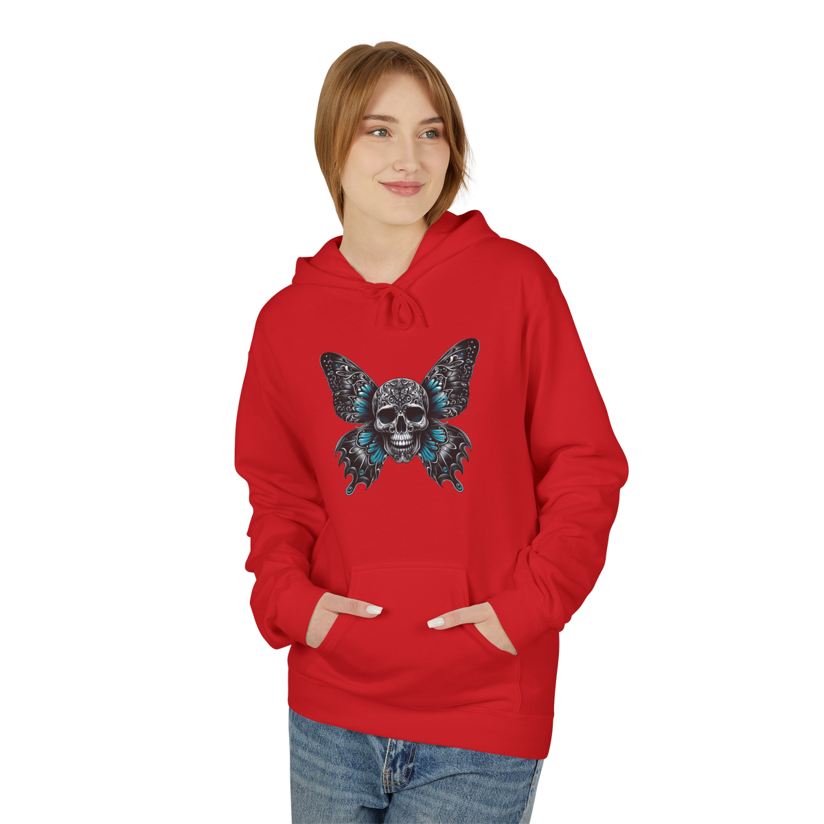 Bavlněná Unisex Mikina "Butterfly Graphic"