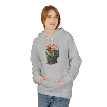 Bavlněná Unisex Mikina "Skeleton Dad Graphic"