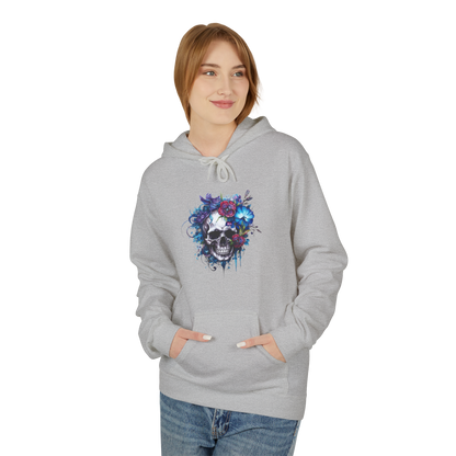 Bavlněná Unisex Mikina "Floral Skull Graphic"