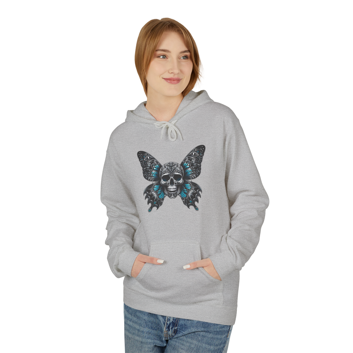 Bavlněná Unisex Mikina "Butterfly Graphic"