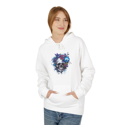 Bavlněná Unisex Mikina "Floral Skull Graphic"