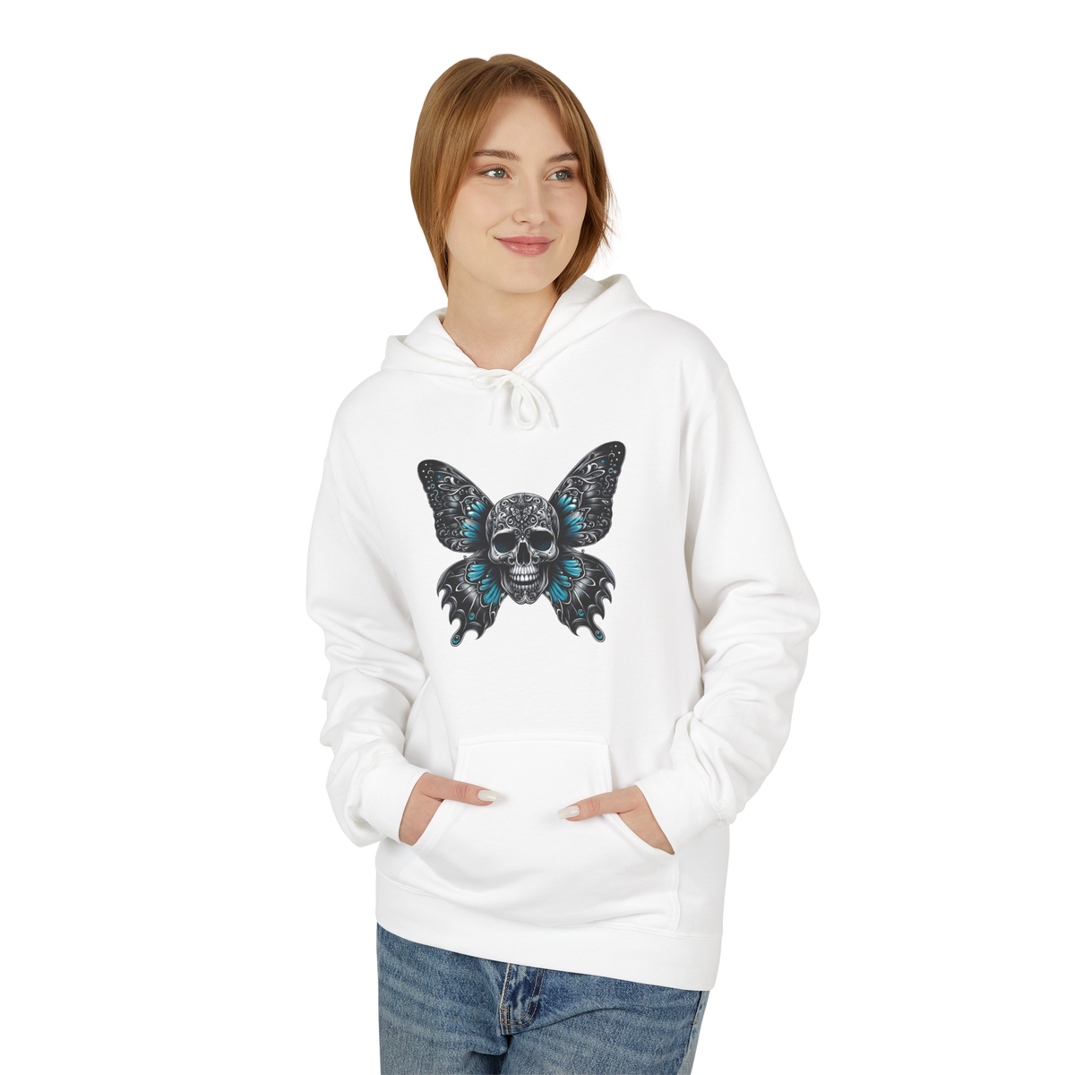 Bavlněná Unisex Mikina "Butterfly Graphic"