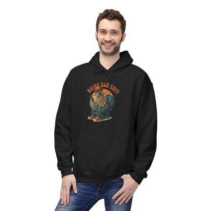 Bavlněná Unisex Mikina "Skeleton Dad Graphic"