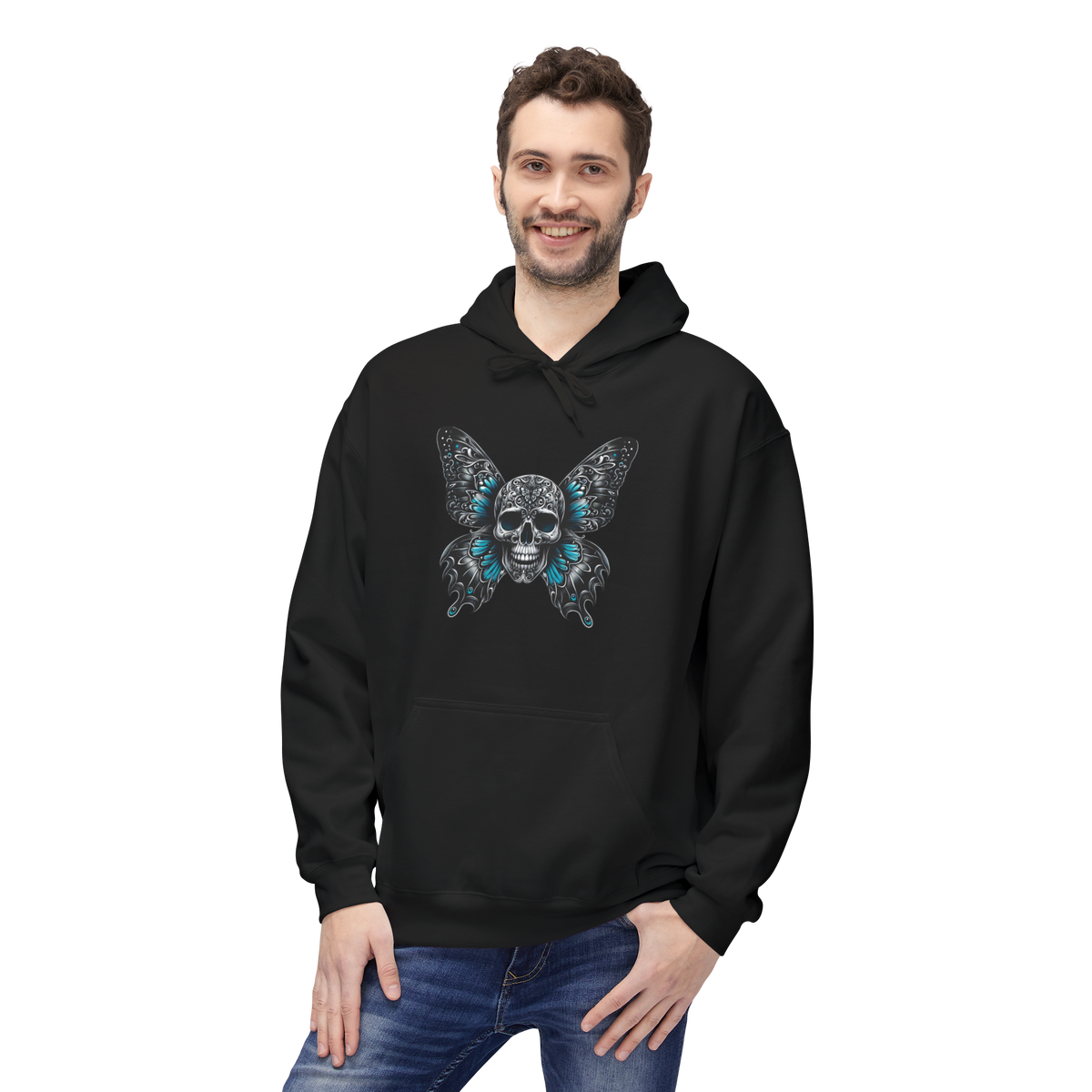 Bavlněná Unisex Mikina "Butterfly Graphic"