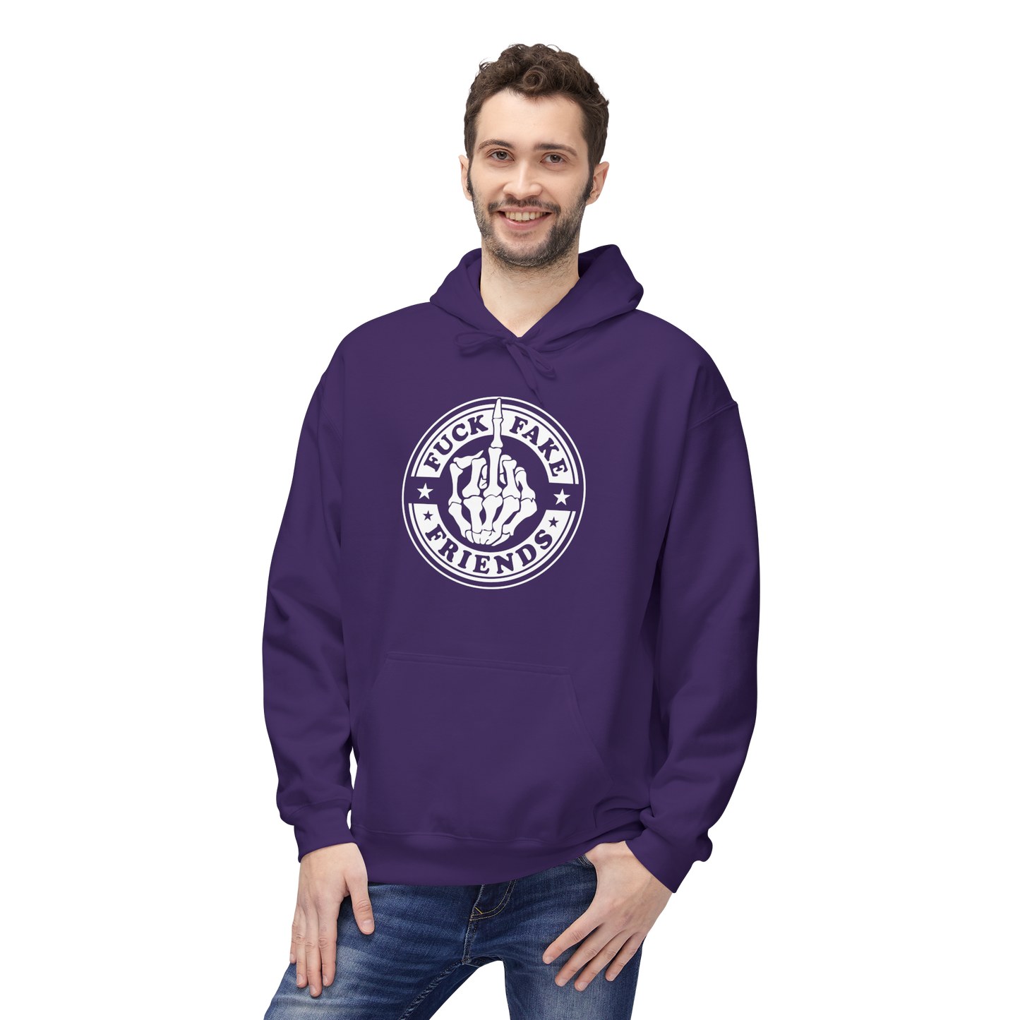 Bavlněná Unisex Mikina "Fuck Fake Friends"