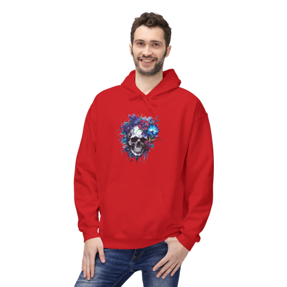 Bavlněná Unisex Mikina "Floral Skull Graphic"