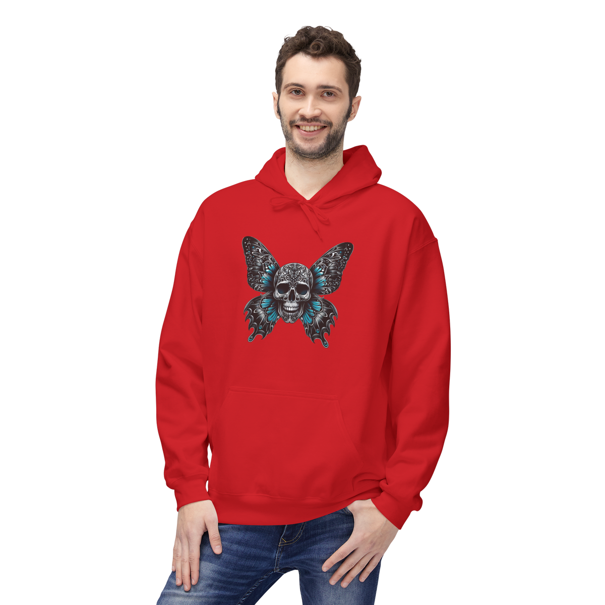 Bavlněná Unisex Mikina "Butterfly Graphic"