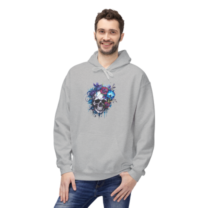Bavlněná Unisex Mikina "Floral Skull Graphic"