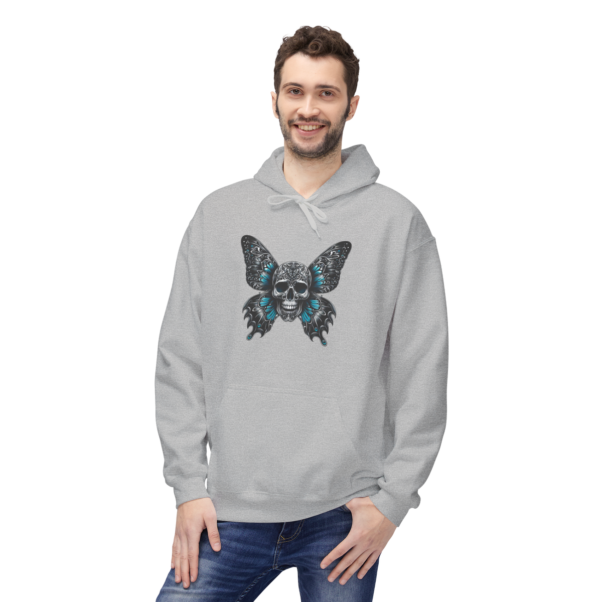 Bavlněná Unisex Mikina "Butterfly Graphic"