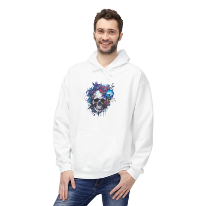 Bavlněná Unisex Mikina "Floral Skull Graphic"