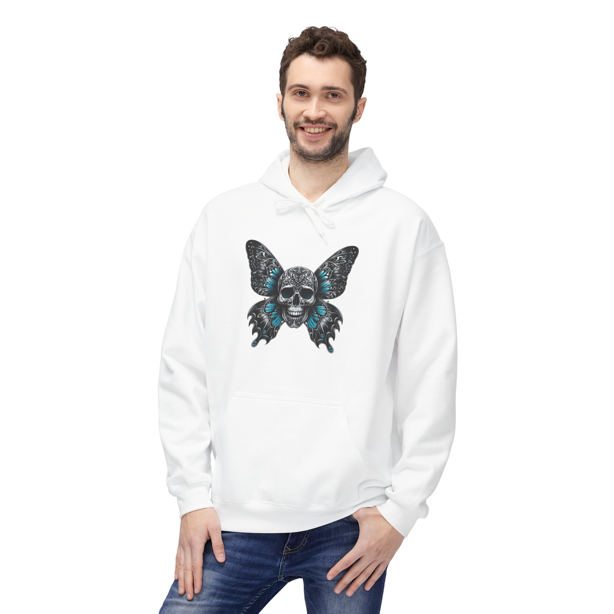 Bavlněná Unisex Mikina "Butterfly Graphic"